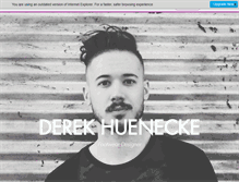 Tablet Screenshot of derekhuenecke.com